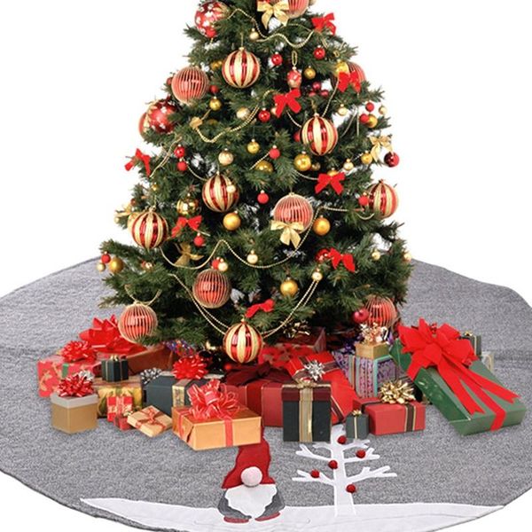 

christmas decorations creative tree skirt apron decoration supplies faceless doll linen party home ornaments