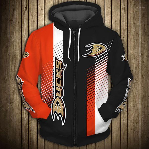 

men's hoodies & sweatshirts hockey jersey zipper hoodie 3d printing streetwear oversized sweatshirt with fashion harajuku clothing hip, Black