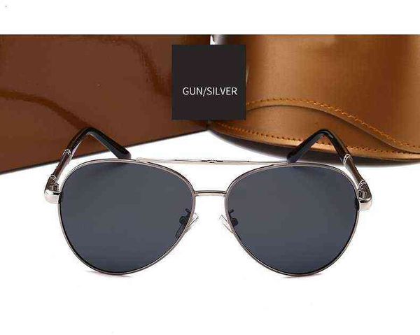

brand 2021 digner sunglass men women metal frame polaroid polarized uv400 lens luxury classic vintage driving sun glass, White