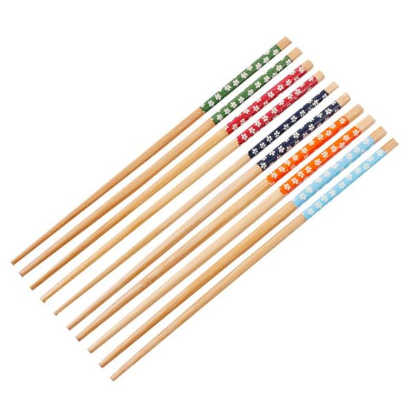 

chopsticks 5 pairs sakura japanese style natural wooden gift set