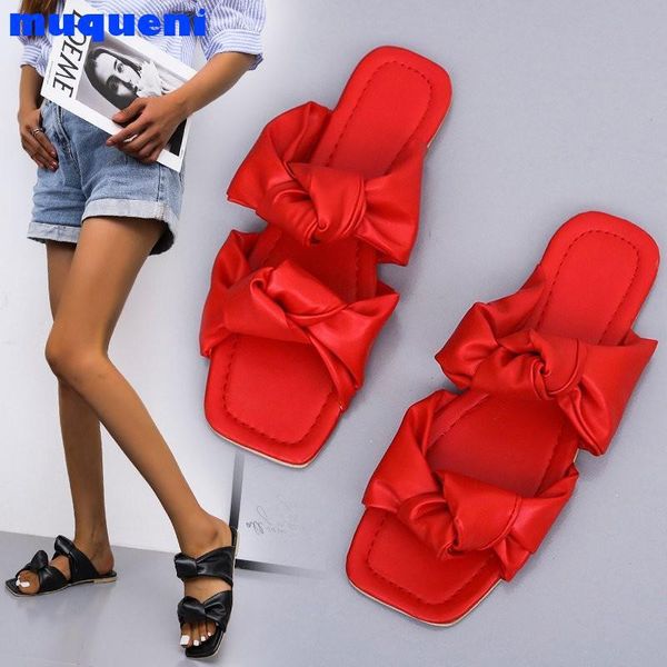

slippers women flat sandals fashion summer shoes square head woman rome casual flip flops slides for, Black