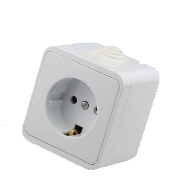 

smart power plugs 2pcs 250v 16a 2p+e europe germany wall socket ,eu