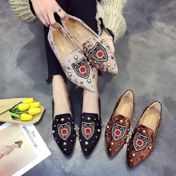 

dress shoes spring apartments leather warbler from elegant women jump netherlands slide over women's pointed sliding toe into 7zjg, Black