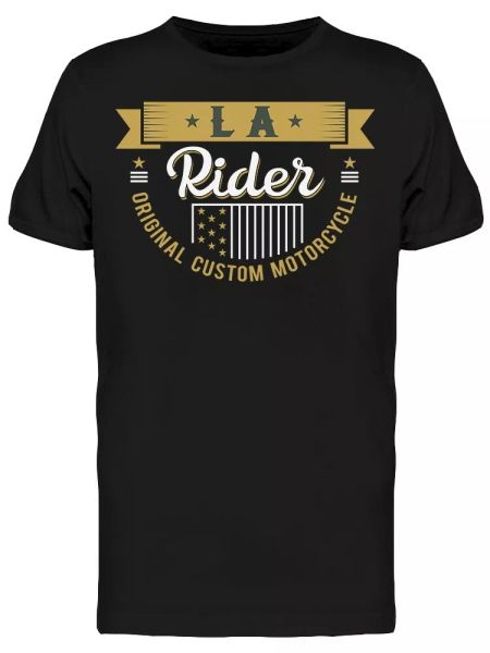 

La Rider Tee Men's -Image by Shutterstock, White;black