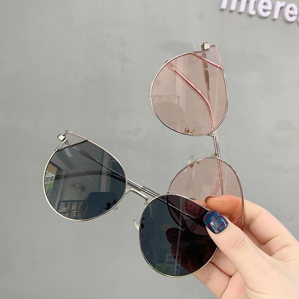 

sunglasses metal women's fashion fashionmonger cat eye, White;black