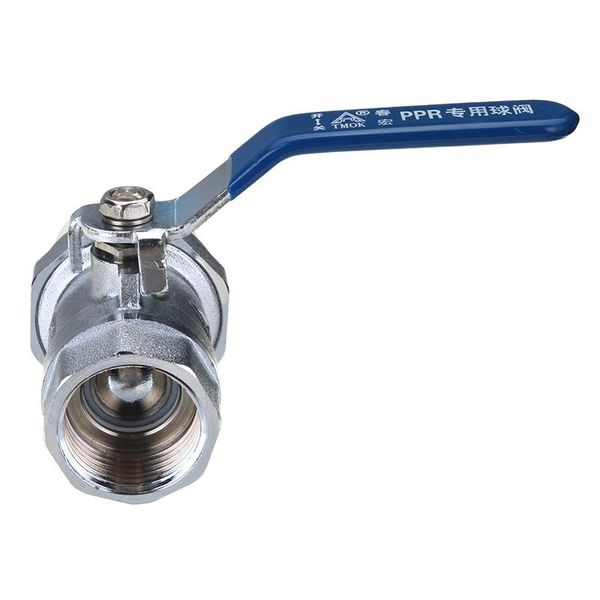 

kitchen faucets 1/2" 3/4" 1" brass internal thread manual ppr ball valve nickel handle 1.6mpa