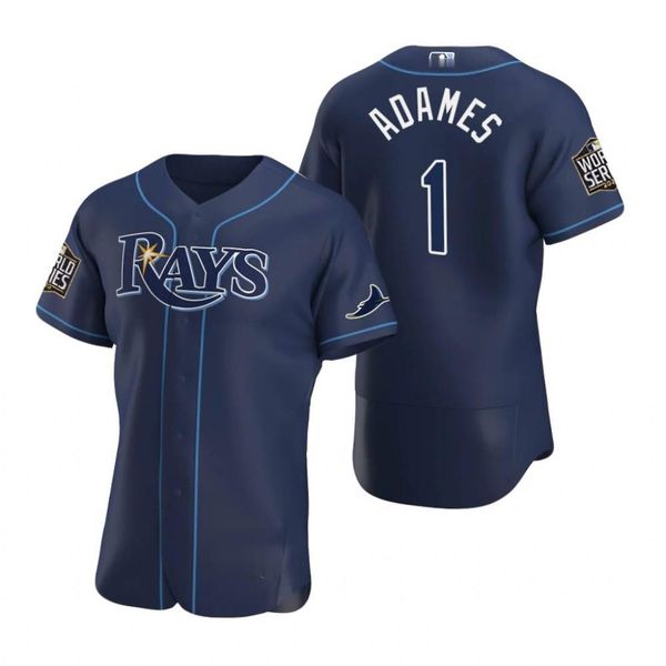 

tampa bay rays men 1 willy adames women youthjerseys, Black