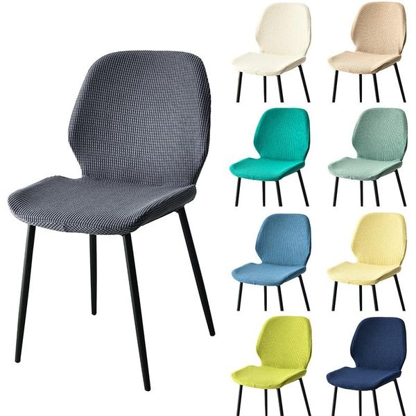 

curved chair cover elastic slipcover for coffee restaurant el dining seat protecor decorative slipcovers home decor covers