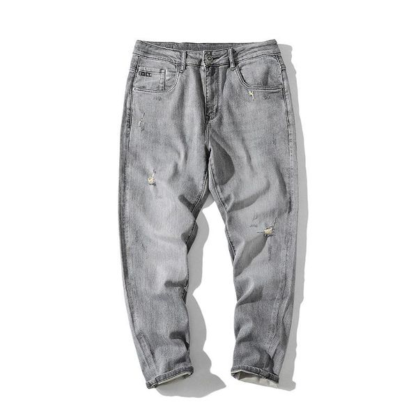 

men's pants fall clothing wash water pair of jeans trousers casual, Black