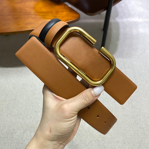 

womens designer belts fashion belt for women luxurys reversible waistband buckle letter genuine leather 40cm girdle ceinture suvo, Black;brown