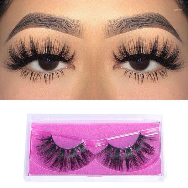 

mink lashes artificial soft eyelashes handmade long lasting natural dramatic volume 3d false1