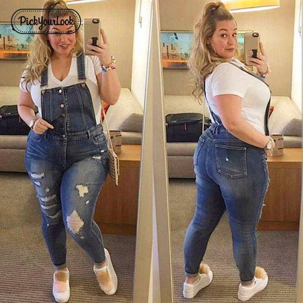 

women's jumpsuits & rompers 2021 fall romper playsuit sleeveless demin jumpsuit lady body one piece pants 5xl mujer workout clothes for, Black;white
