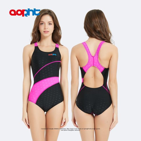 

women one-piece professional sports training swimsuit competition type female triangle racing quick-dry swimwear bathing suit suits
