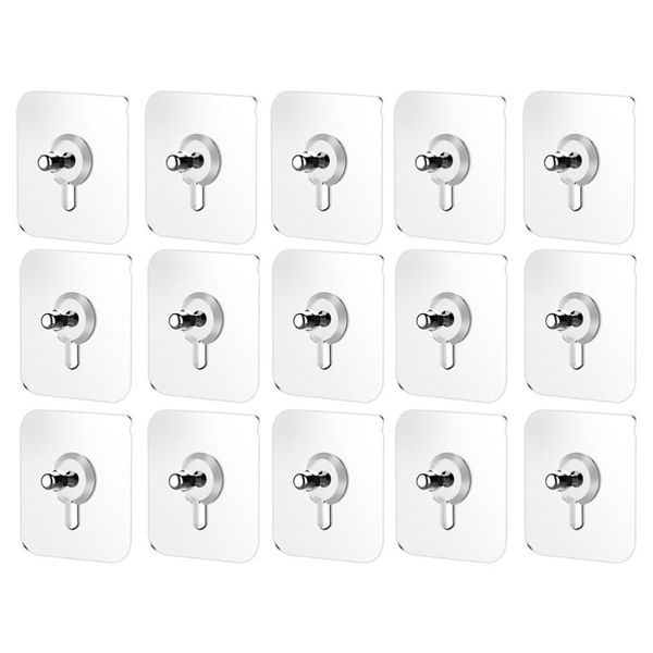

pcs household wall hook po frame nail non-trace stickers hooks & rails