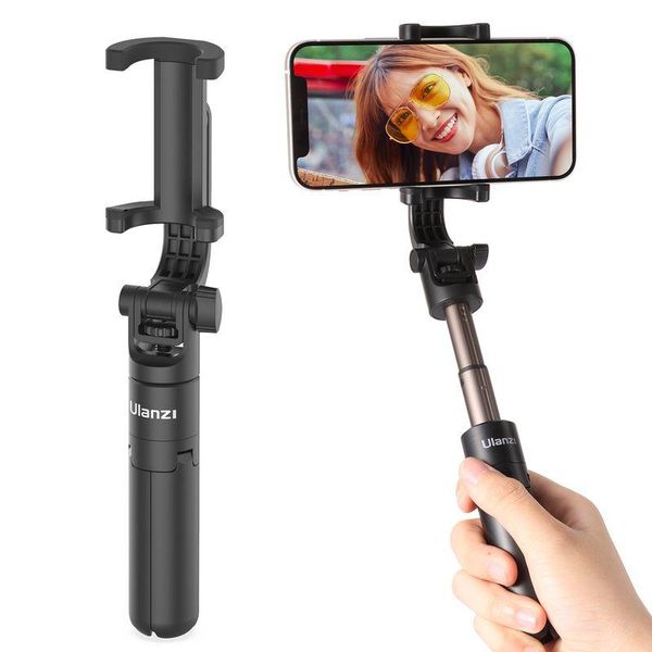 

ulanzi mt-38 mini selfie stick tripod foldable smartphone vlog for 12 11 pro max 9 8 7 tripods