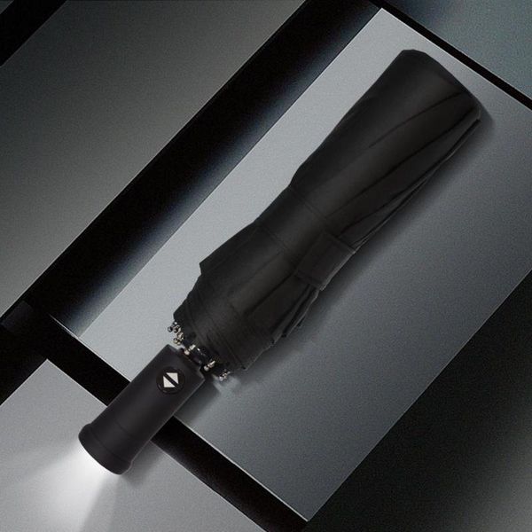

umbrellas led umbrella light up folding windproof fully automatic luminous glowing woman men