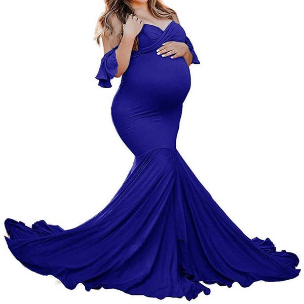 

maternity dresses for p shoot maternity gown p session props maxi dresses for pregnant women clothes pregnancy dress y0924, White