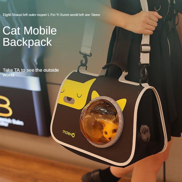 

cat carriers,crates & houses pet bag go out portable transparent one-shoulder backpack space dog carrier supplies