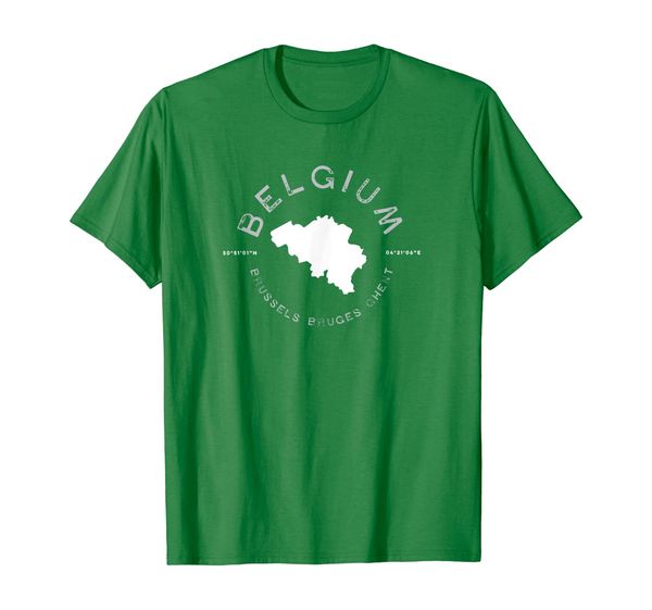 

Belgium Brussels Graphic Vintage Retro T Shirt, Mainly pictures