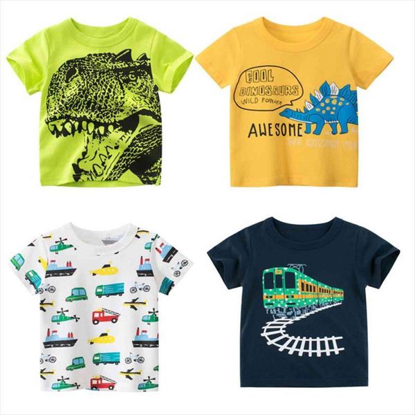 

children t shirts short sleeve for kids cartoon boys school tees girls shirt toddler outerwear 1 8years clothing, Blue