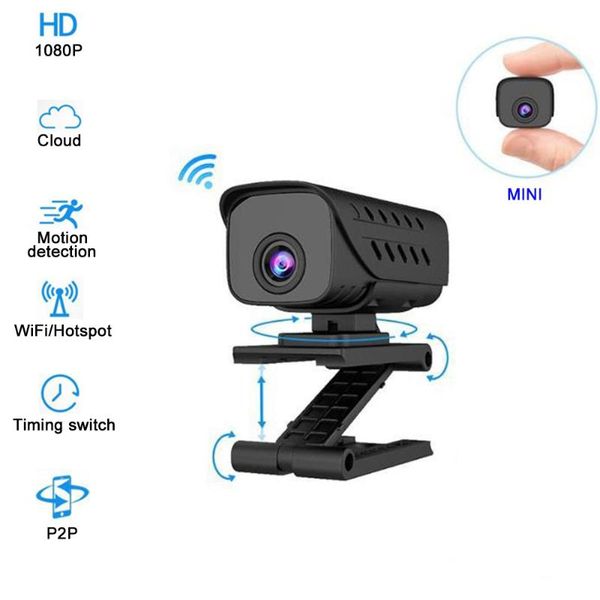 

wireless home security mini ip camera wifi 1080p full hd ir night vision pir ai human detect motion cctv cameras