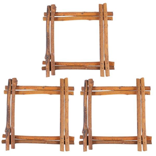 

frames 3pcs garland diy rattan frame manual woven decor wreath pography prop