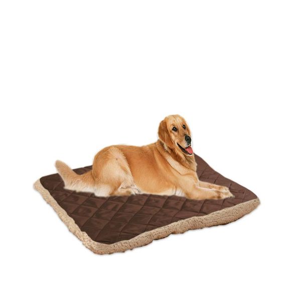 

two sides plush pet mat soft warm dog cat bed kennel puppy sleeping beds for small medium large dogs blanket drop kennels & pens