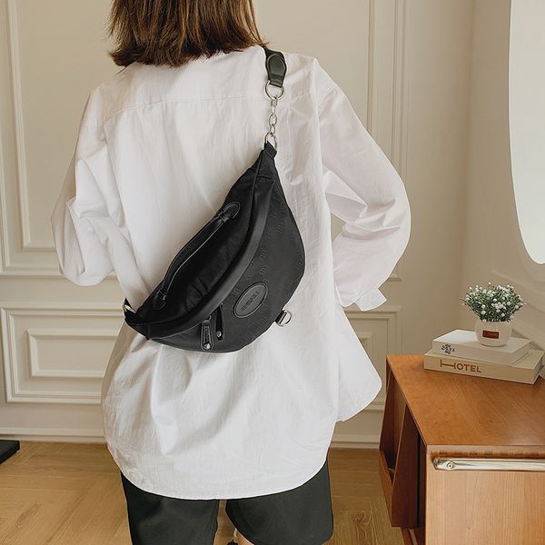 

single shoulder messenger bag women bag style waist net red leisure chest