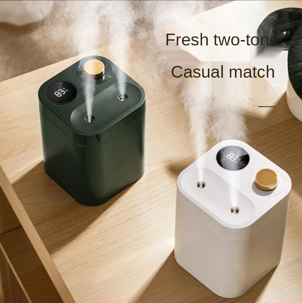 

simple small heavy fog volume humidifier double nozzle charged display air cleaning bedroom large capacity sprayer humidifiers