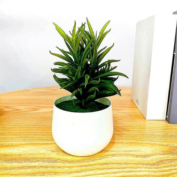

artificial succulent potted fake plants home office deskdecoration mangosteen small bonsai decorative flowers & wreaths
