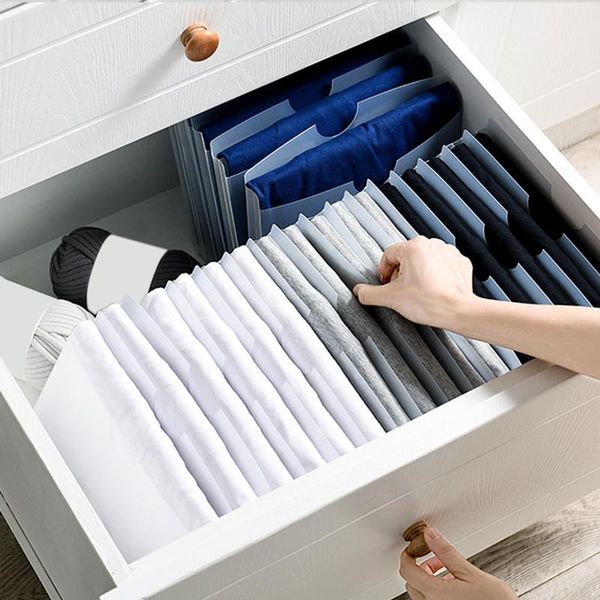 

clothing & wardrobe storage 5 pcs t shirt organizer clothes folding board closet rack t-shirt system space saver