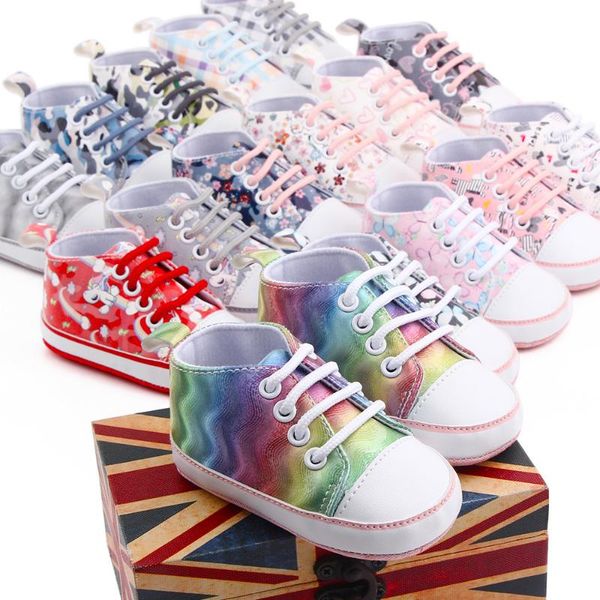 

first walkers cojok style spring & autumn pu discolour taddler baby girl boy shoes 0-12 months causal