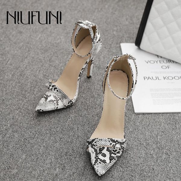 

snake pattern pointed high heels sandals summer wild stiletto patent leather women's shoes fine banquet, Black