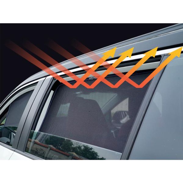 

car sunshade magnetic window curtain visor sunshield for qashqai j11 2021 accessories sun shade uv protection gauze mesh