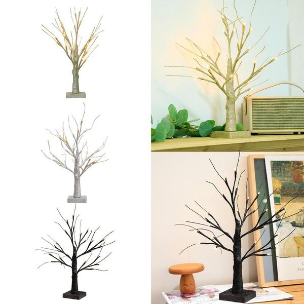 

decorative flowers & wreaths 24 led tree light for bedroom tableindoor outdoor thanksgiving festival party jewelry holder decor ornament
