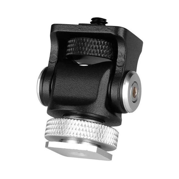 

adjustable rotated monitor bracket stand mount holder 180 360 degree mini shoe for vlogger dslr camera head tripod heads