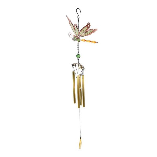 

decorative objects & figurines luminous butterfly wind chime gift waterproof wedding bedroom garden romantic home decor aluminium tubes