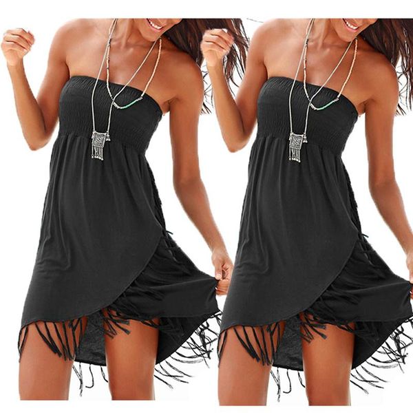 

maternity dresses one neck loose shoulder slip sleeve casual beach dress, White
