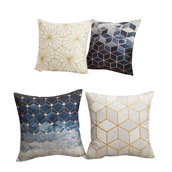 

pillow case 4pcs/set covers 18x18inch linen fabric 45x45cm cover home decor sofa cushion bed pillowcase #4