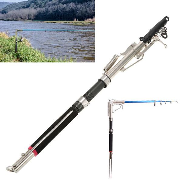 

2.1m 2.4m 2.7m automatic fishing rod glass fiber fish pole device tackle boat rods
