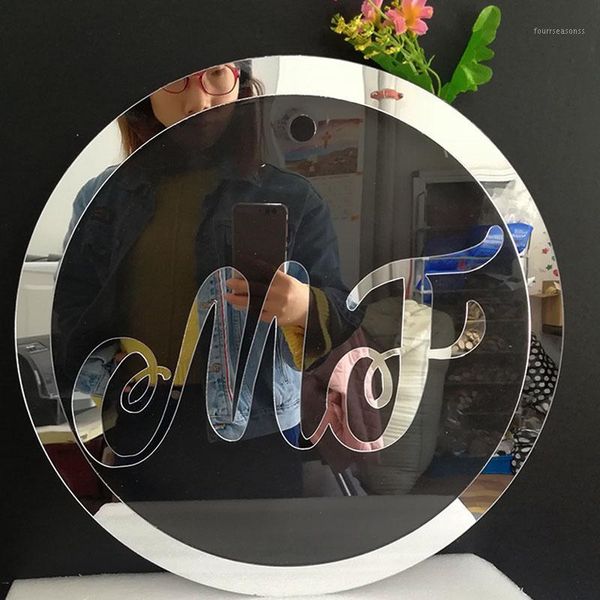 

party decoration custom wedding sign hoop style circle with name decor po prop wall for bride&groom unique gift1