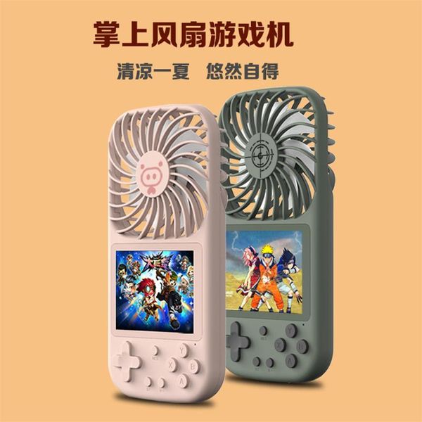 

in 1 handheld game console with usb fan color display retro mini personal for kids adults portable players