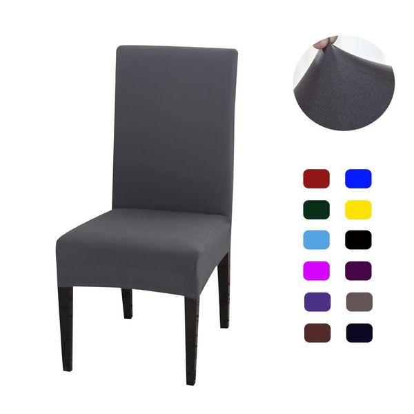 

cover solid stretch spandex for restaurant weddings banquet el elastic covers chair
