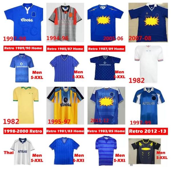 

11 12 retro soccer jersey lampard torres drogba 2011 final 94 95 96 97 99 football shirts camiseta crespo hughes 03 05 06 cole zola vialli 0, Black;yellow