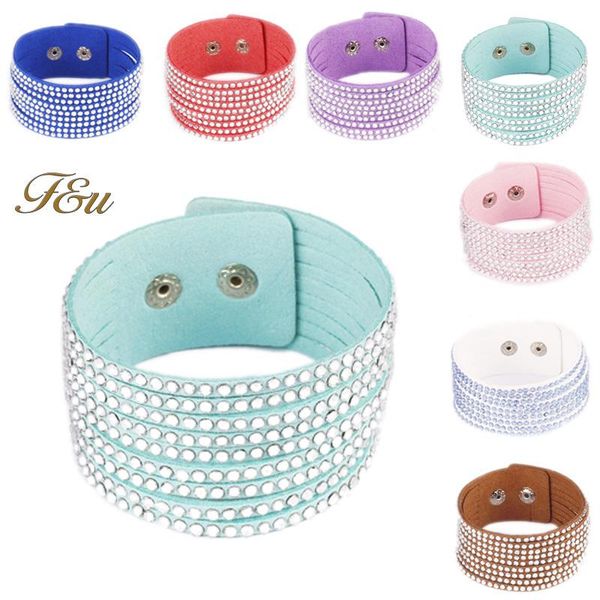 

tennis 2021 fashion rhinestone slake leather bracelet est crystal bracelets&bangles for women fine jewelry #b185, Golden;silver