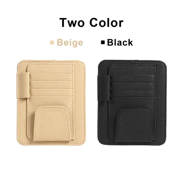 

car organizer sunglasses holder, multi-function bill card storage holder