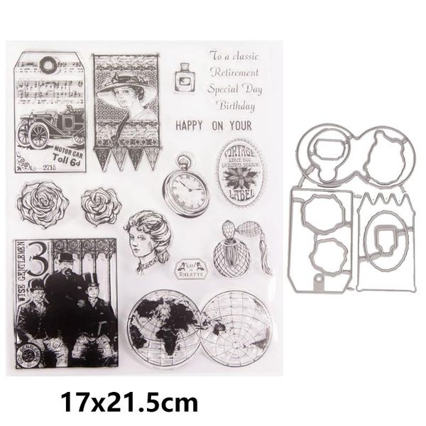 

painting supplies retro xmas stamps and dies set arrivals 2021 metal cutting scrapbooking craft cuts diy