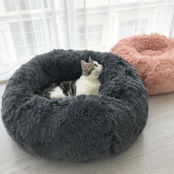 

plus-sized thick deep sleep doghouse cathouse plush nest four seasons pet bed cat small and medium-sized dogs kennels & pens