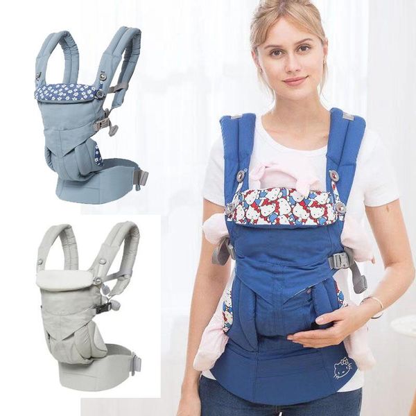 

omni ergonomic organic cotton baby carrier portable multifunctional kid carriage wrap adjustable four position sling carriers, slings & back