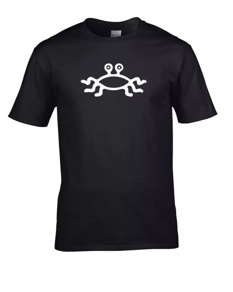 

flying spaghetti monster fsm symbol- boy's youth t-shirt, White;black